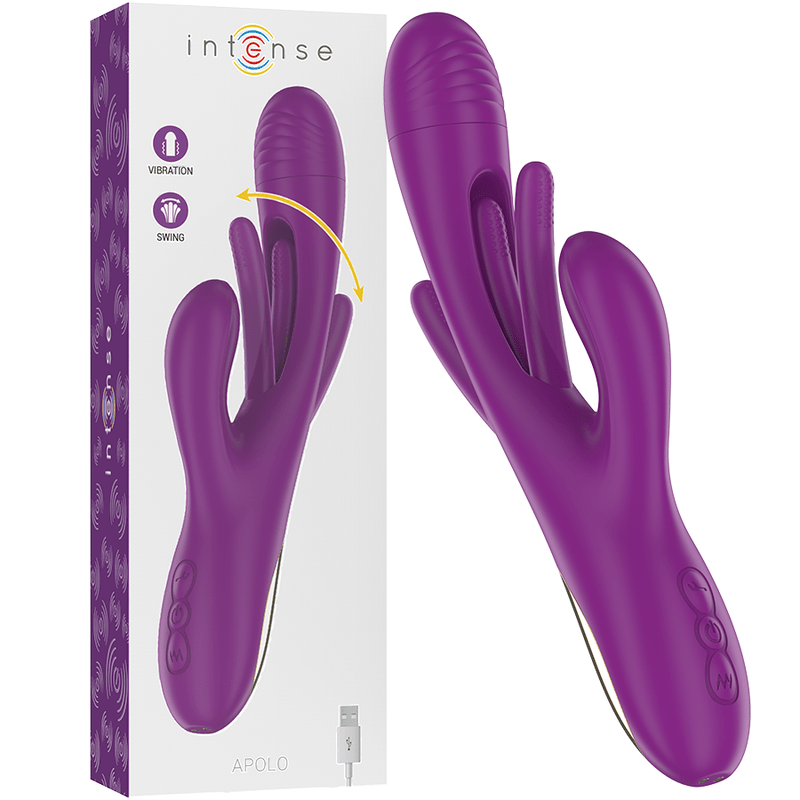 Intense Apolo Oscillating Rabbit Vibrator - Loveangels