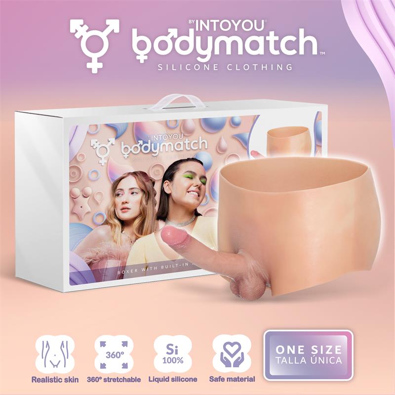 Into You Bodymatch Blayke Boxers With Built In 18cm Penis - Loveangels