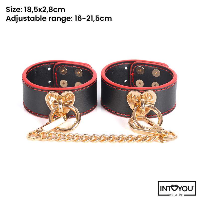 IntoYou 8pc Black And Red Bondage Set - Loveangels
