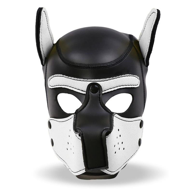 IntoYou Black And White Neoprene Dog Hound Hood - Loveangels