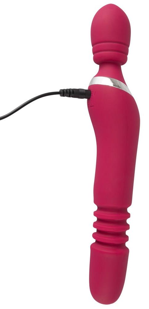 Javida Dual Ended Thrusting Wand With Heat - Loveangels