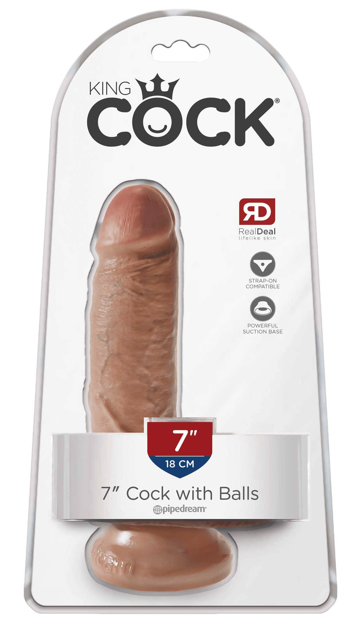 King Cock 7 Inch Cock With Balls - Loveangels