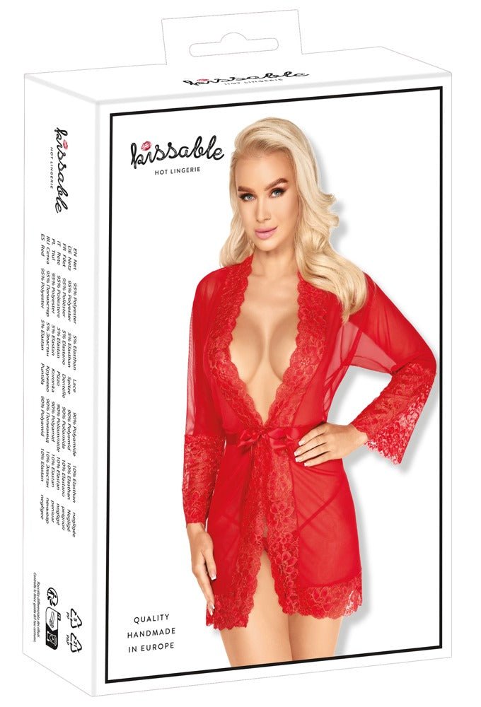 Kissable Red Kimono L/XL - Loveangels