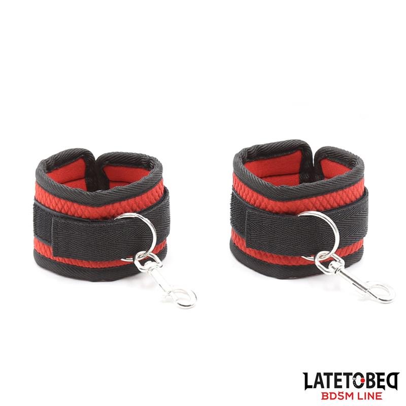 Late To Bed Bed Bondage Kit With Blindfold - Loveangels