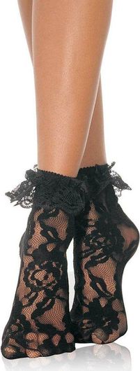 Leg Avenue Lace Ankle Socks - Loveangels