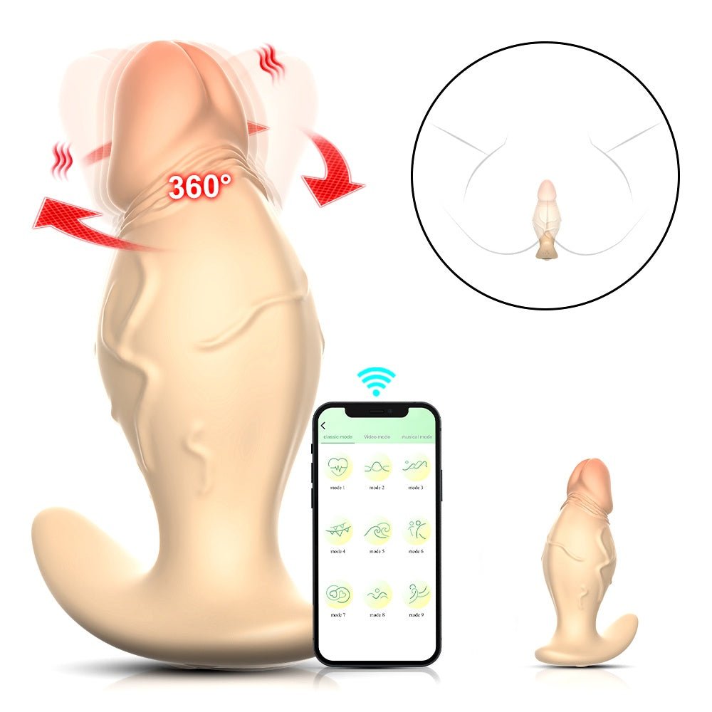 Loveangels 5.12 Inch Vibrating Anal Dildo - Loveangels