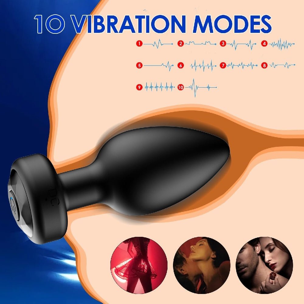 Loveangels Core Trio Rechargeable Vibrating Butt Plug Set With Remote - Loveangels