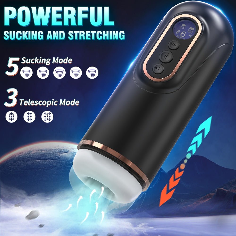 Loveangels Doris Telescopic Sucking Vibrating Moaning And Heating Masturbator - Loveangels