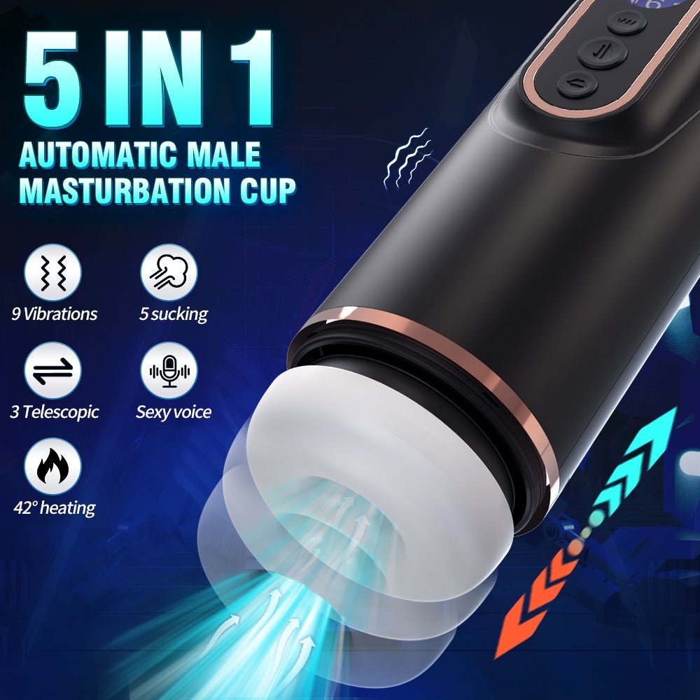 Loveangels Doris Telescopic Sucking Vibrating Moaning And Heating Masturbator - Loveangels