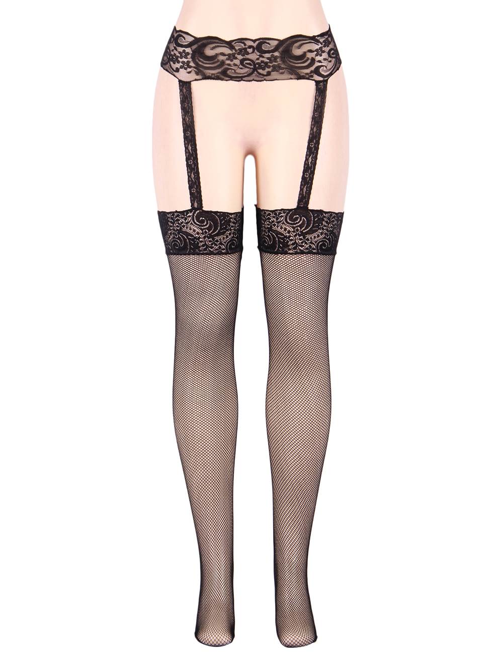 Loveangels Fishnet Suspender Tights - Loveangels