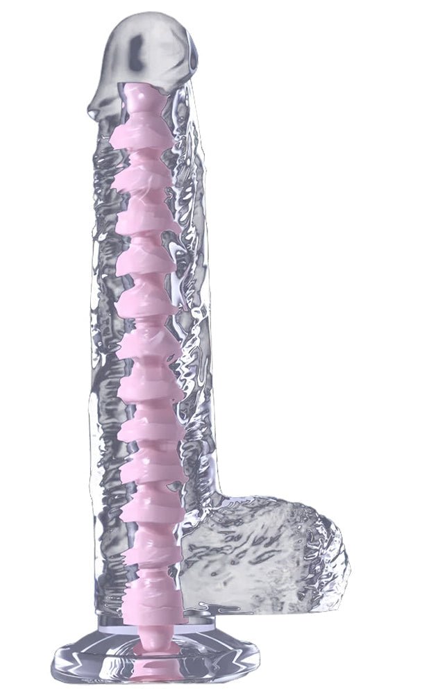 Loveangels Flexible And Shapeable Clear Dildo - Loveangels