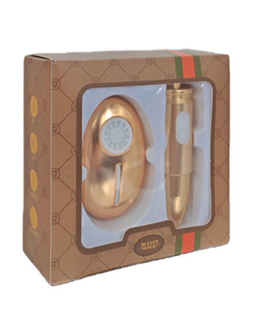 Loveangels Gold Remote Control Vibrating Bullet Egg Necklace - Remote control vibrating bullet egg