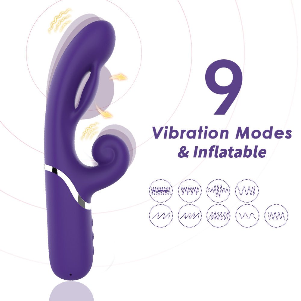 Loveangels Inflatable Rabbit With Expandable Shaft - Loveangels