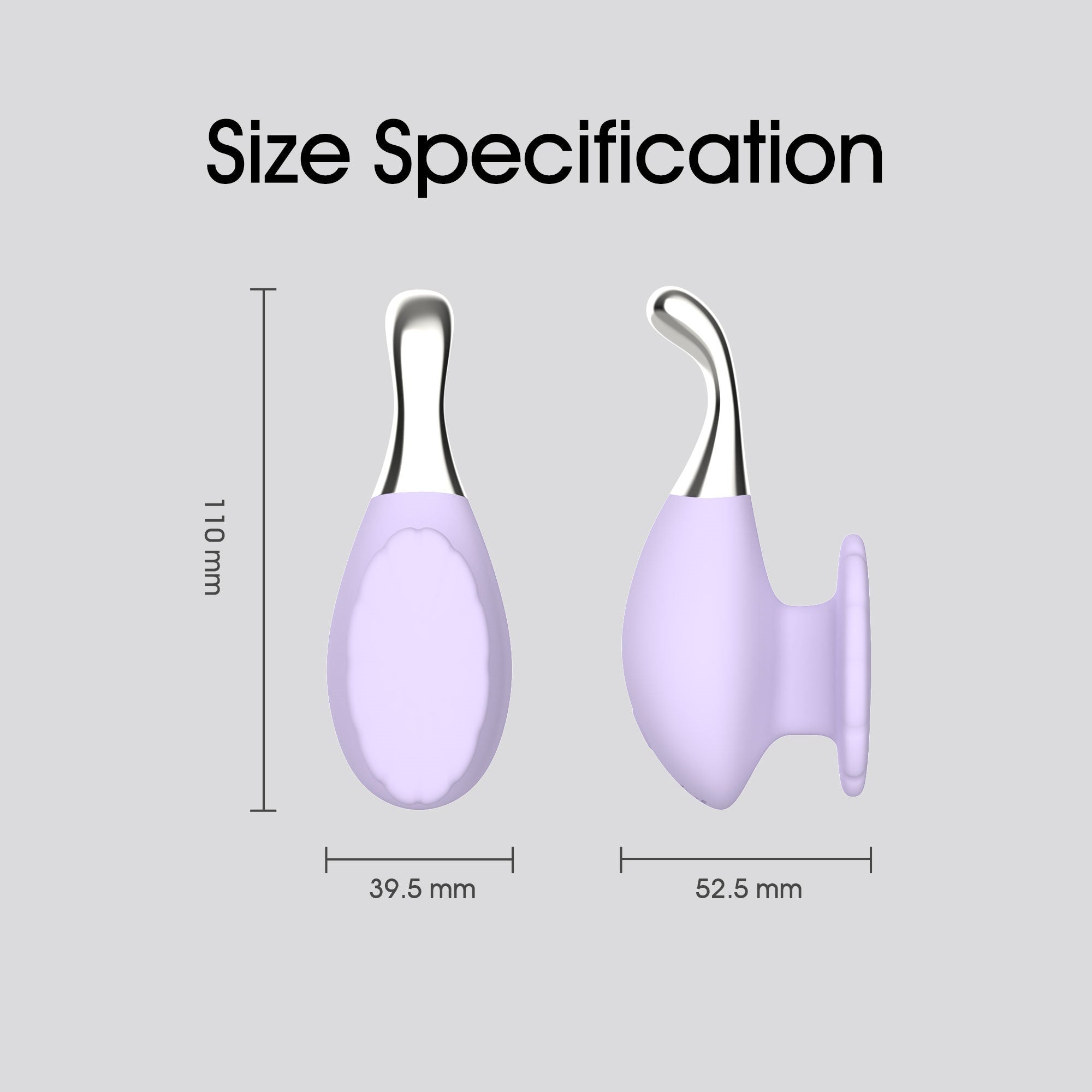 Loveangels Lavender Bloom Ergonomic Tip Vibrator - Loveangels