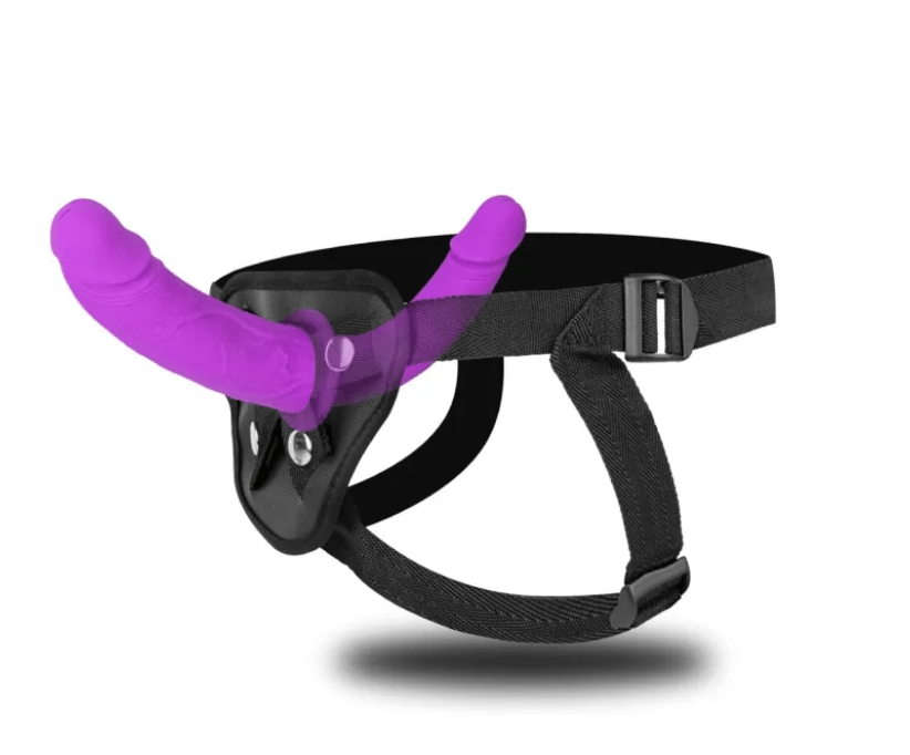 Loveangels Linked Play Double Ended Dildo With Harness - Loveangels