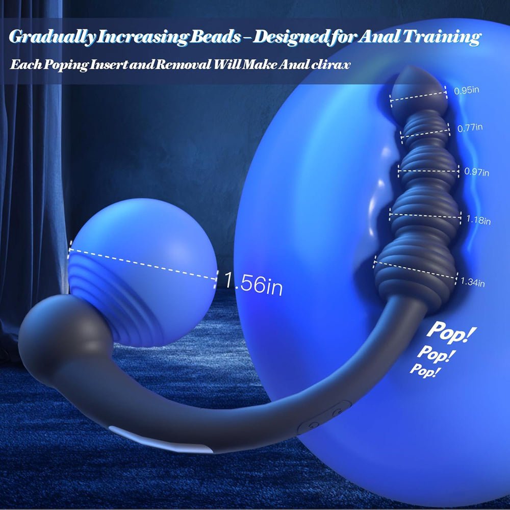 Loveangels Long Wave Dual Ended Anal Massager - Loveangels