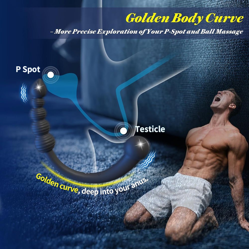 Loveangels Long Wave Dual Ended Anal Massager - Loveangels