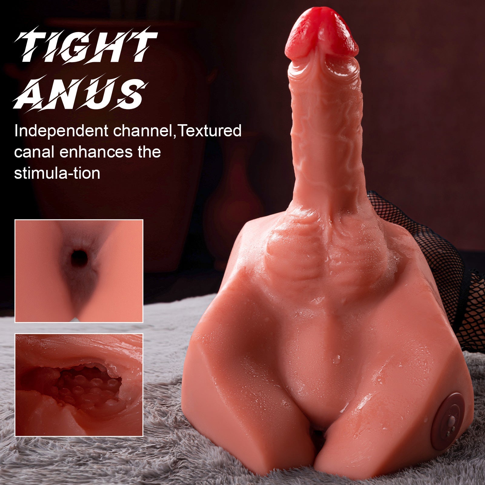 Loveangels Michael Thrusting And Vibrating Masturbator With Dildo And Ass - Loveangels