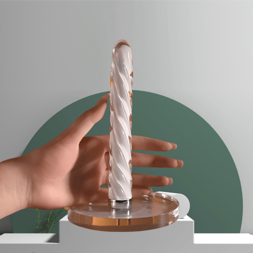 Loveangels Pleasure Swirl Glass Vibrator - Loveangels