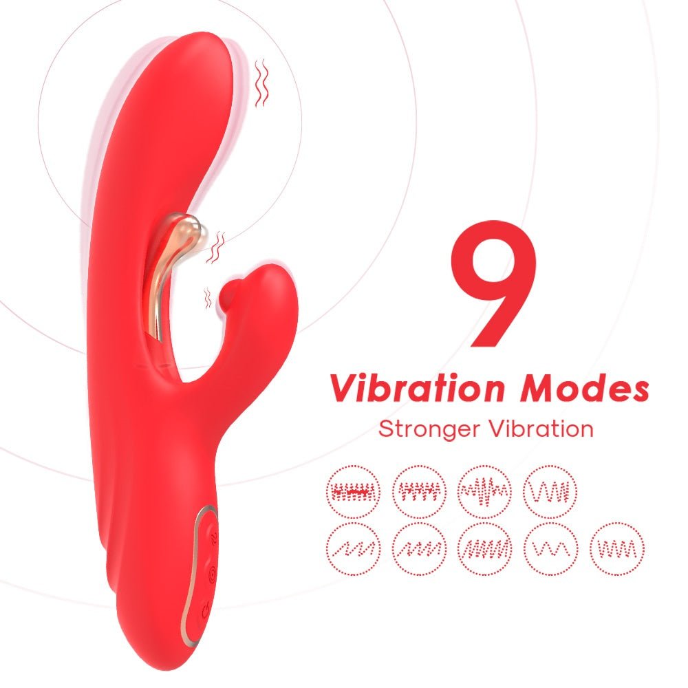 Loveangels Rabbit Vibrator With Targeted Stimulating Gold Arm - Loveangels