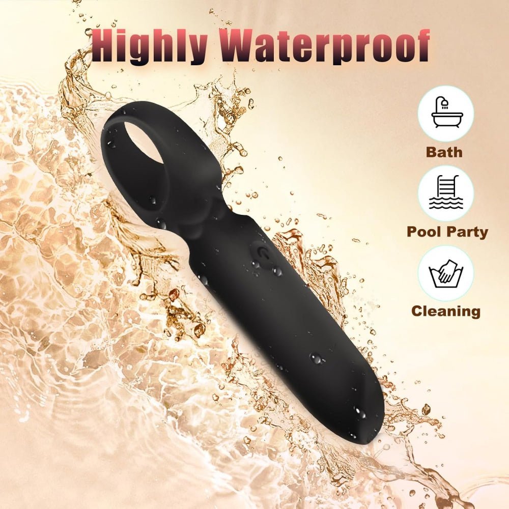 Loveangels Rechargeable Bullet Vibrator With Finger Loop - Loveangels
