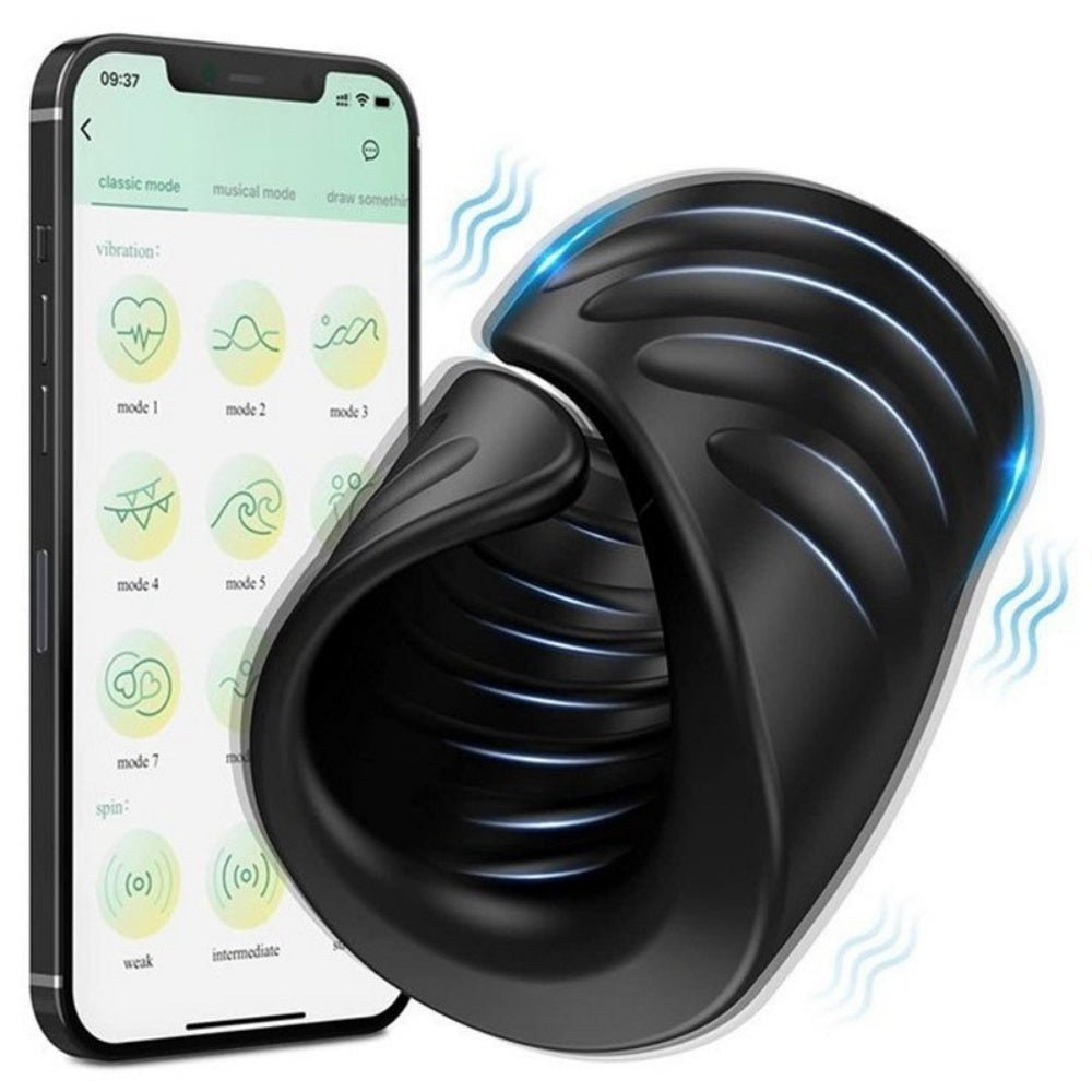 Loveangels Smart Pulse App Controlled Vibrating Masturbator - Loveangels