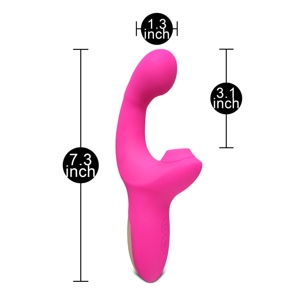 Loveangels Swing Bloom Swinging G - Spot Vibrator With Suction - Loveangels