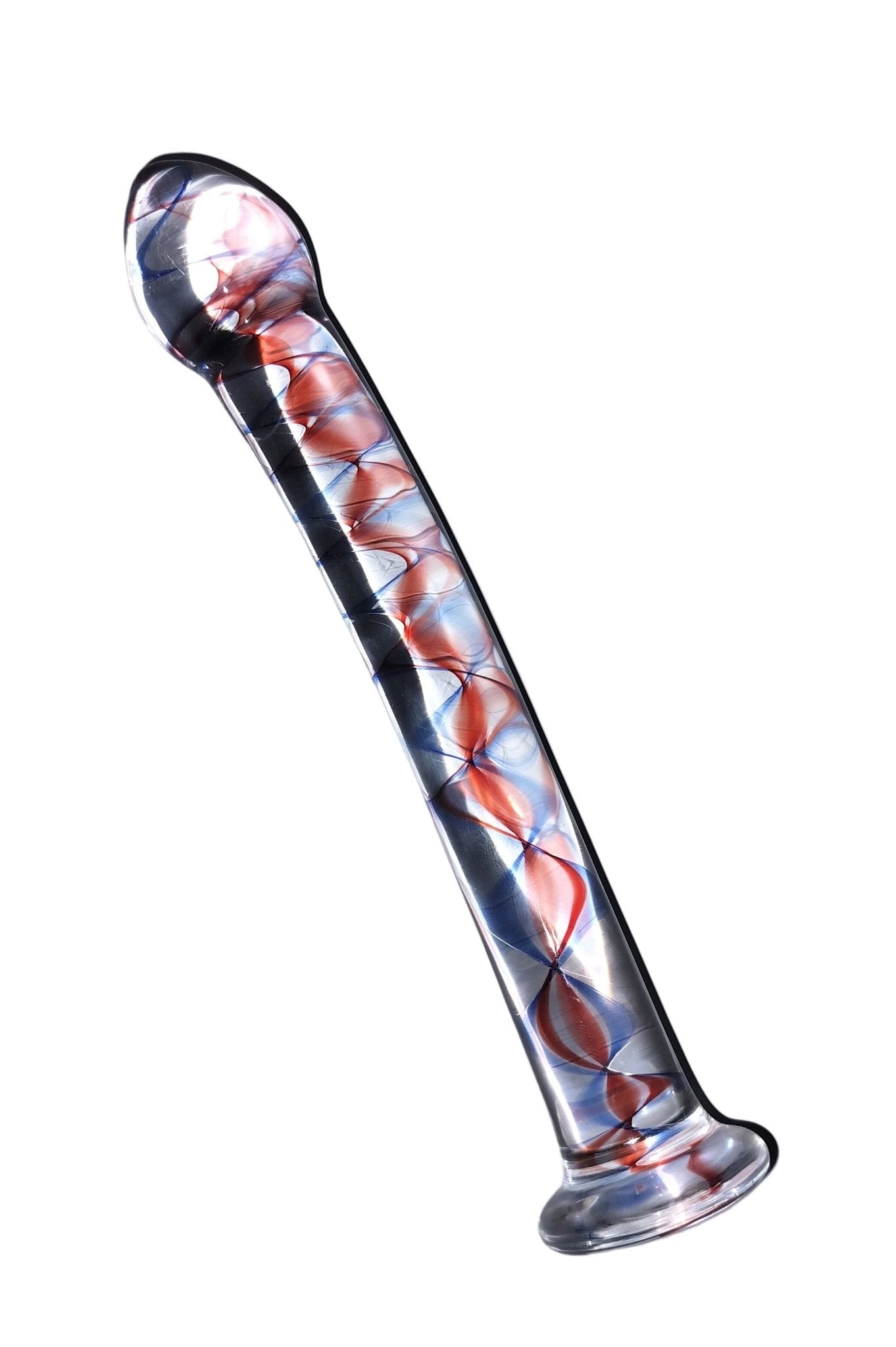 Loveangels Tempered Glass Inner Swirl 8 Inch Dildo - Loveangels