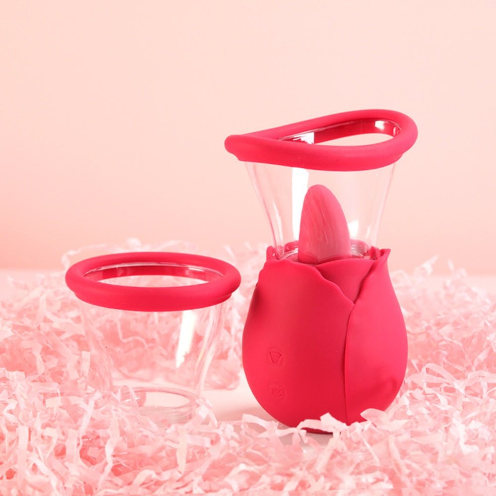 Loveangels Triple Rose Suction Vibrator - Loveangels