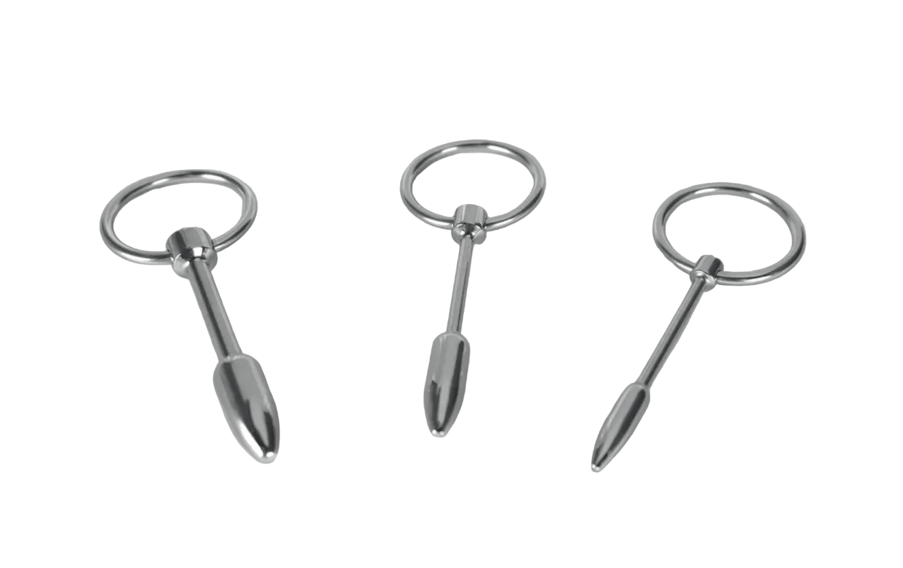 Loveangels Urethral Sounding Plug With Ring - Loveangels
