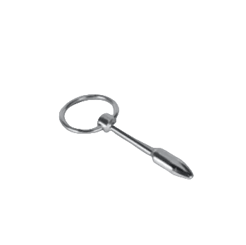 Loveangels Urethral Sounding Plug With Ring - Loveangels