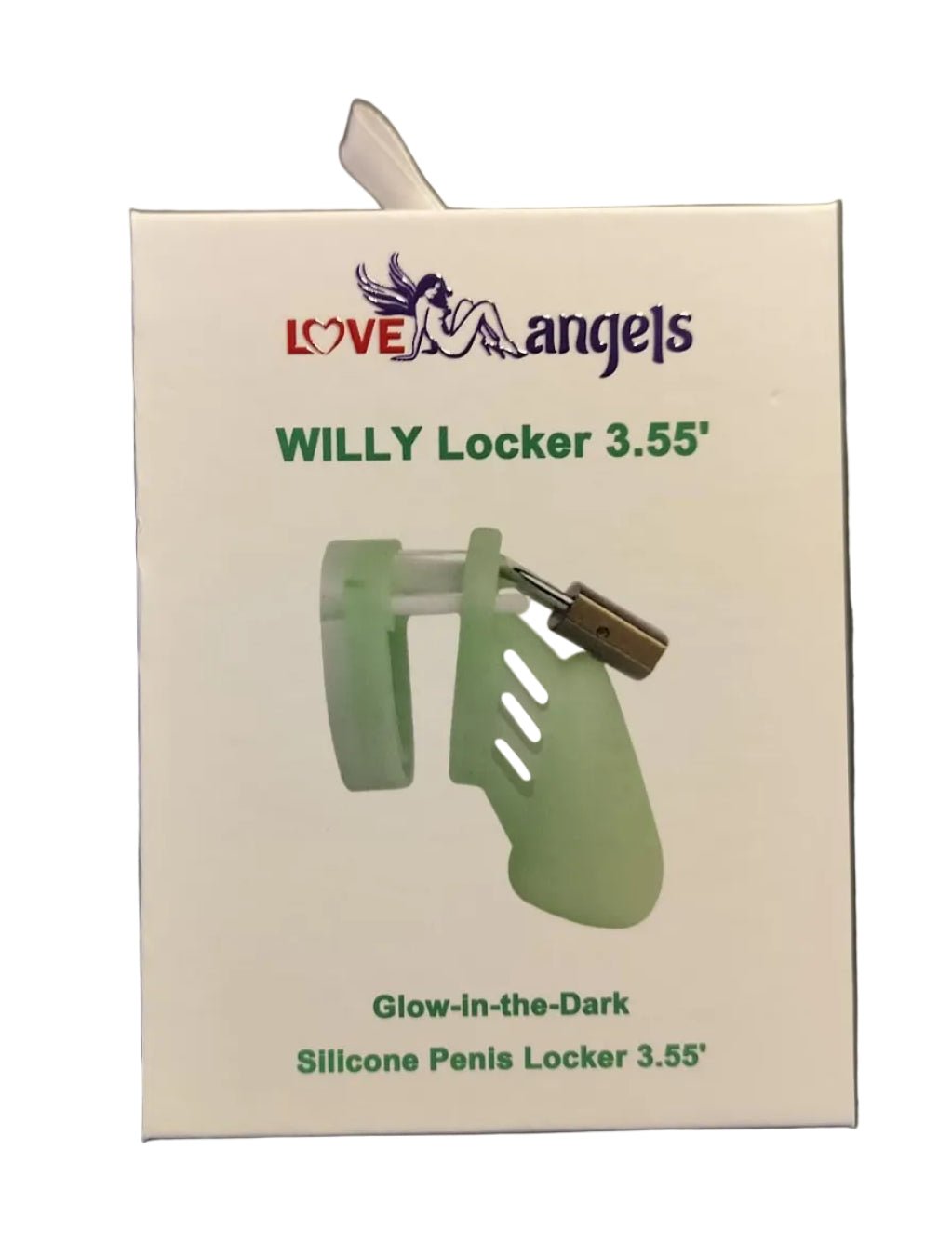 Loveangels Willy Locker Glow In The Dark Chastity Cage - Loveangels
