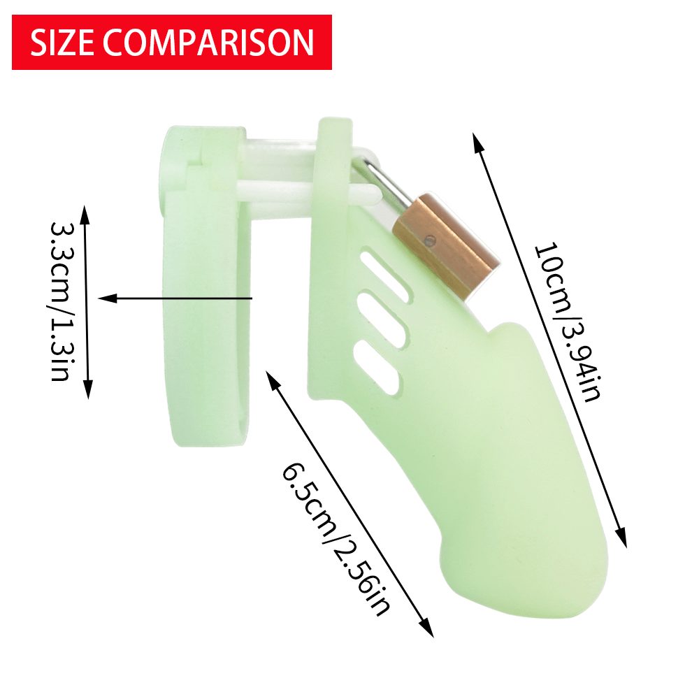 Loveangels Willy Locker Glow In The Dark Chastity Cage - Loveangels