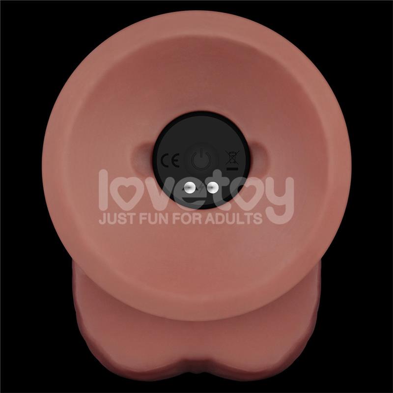 Lovetoy Dual Density Dildo with Vibration 9 Inches - Loveangels