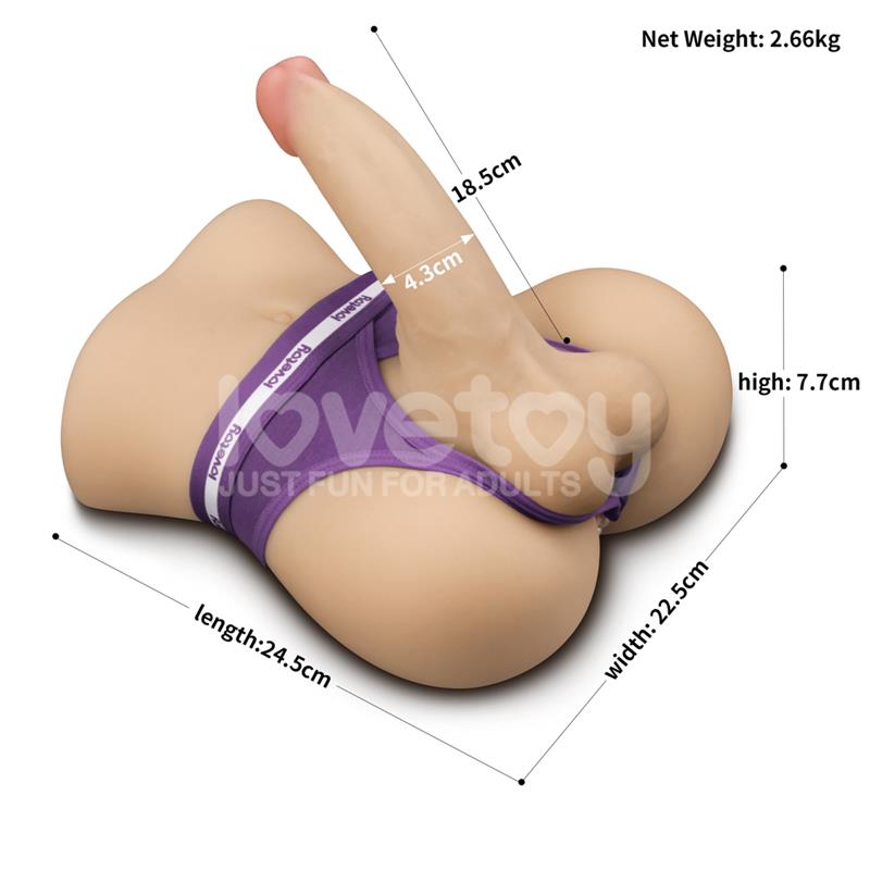 Lovetoy Streetgirls 15 Masturbator Doll With Bendable Dildo - Loveangels