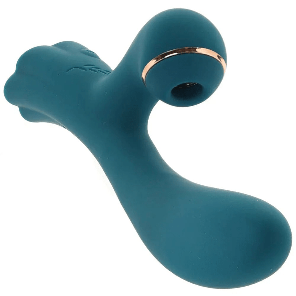 Luxe Aura Rabbit Vibrator With Suction - Loveangels