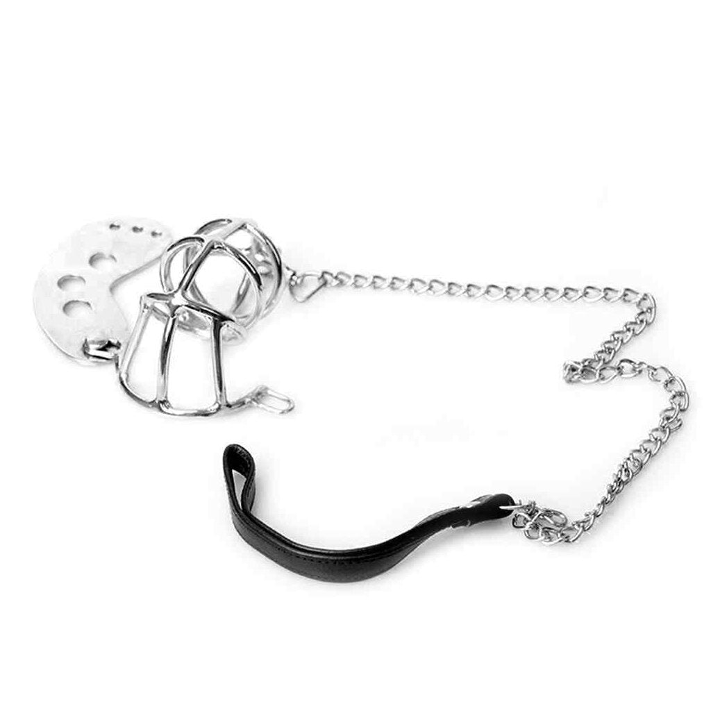 Metal Hard Retain Ultimate Cage With Lead - Loveangels