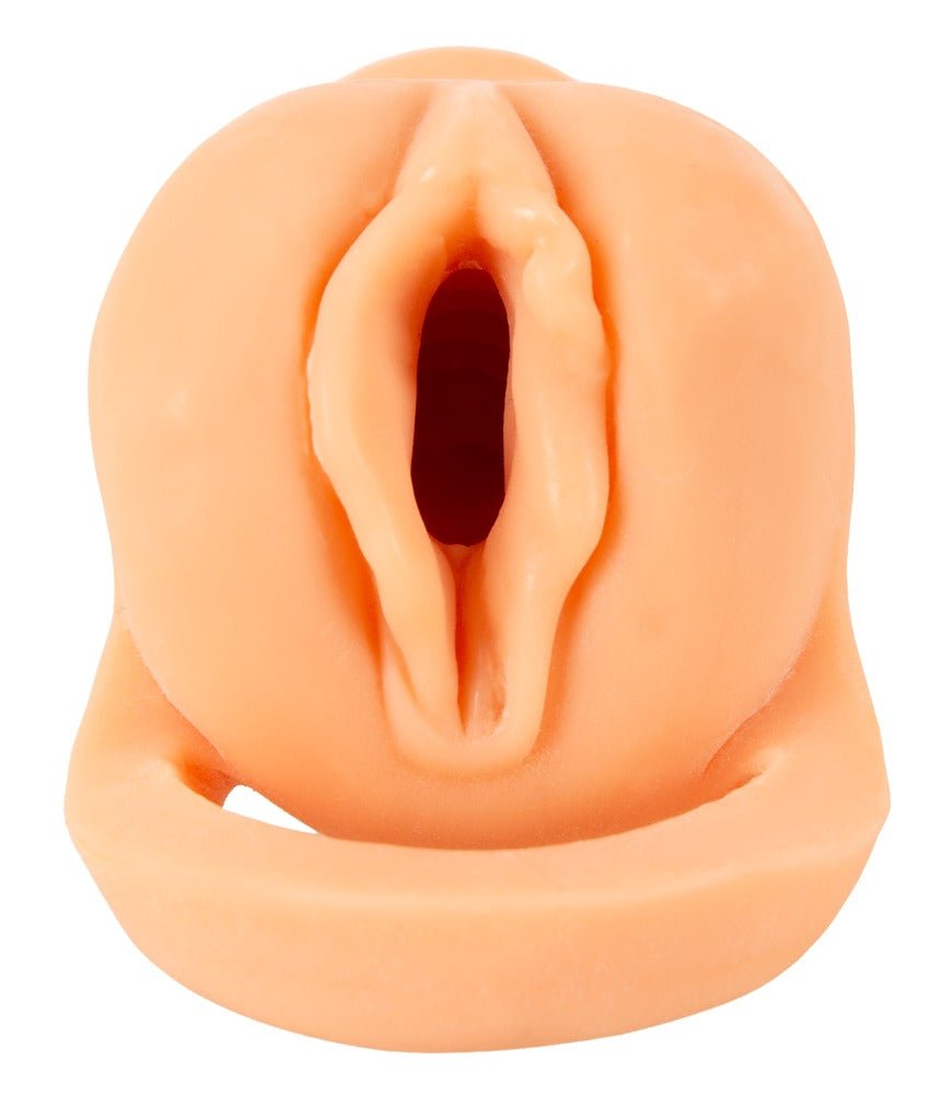 Nature Skin 2in1 Vibrating Extension Masturbator With Remote - Loveangels