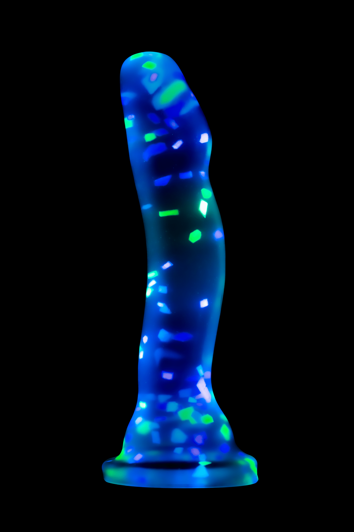 Neo Glow In The Dark Hanky Panky 19cm Dildo - Loveangels