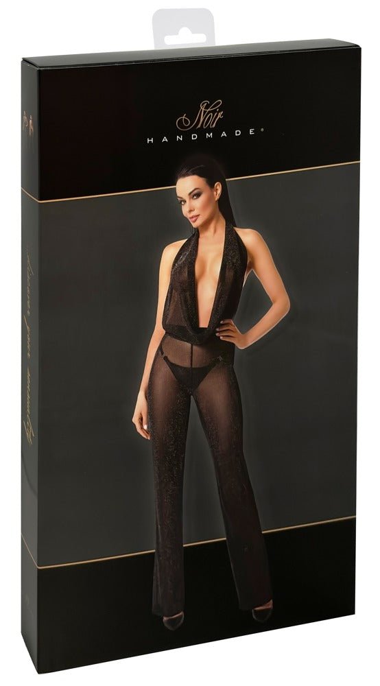Noir Handmade Tulle Jumpsuit - Loveangels