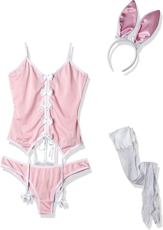 Obsessive 4pc Bunny Suit L/XL - Loveangels