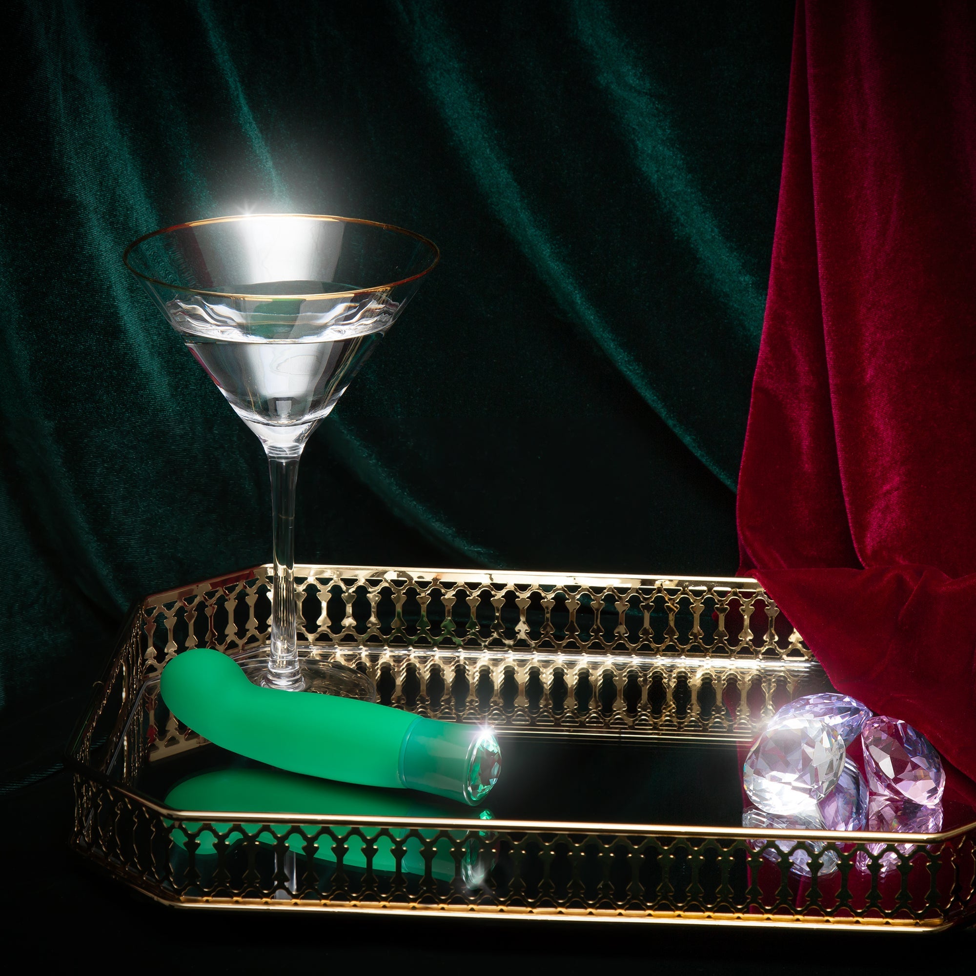 Oh My Gem Enchanting Emerald G - Spot Vibrator - Loveangels
