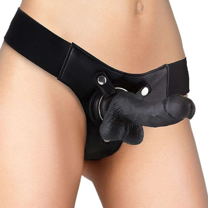 Ouch! Realistic 6 Inch Dildo Strap - On - Loveangels