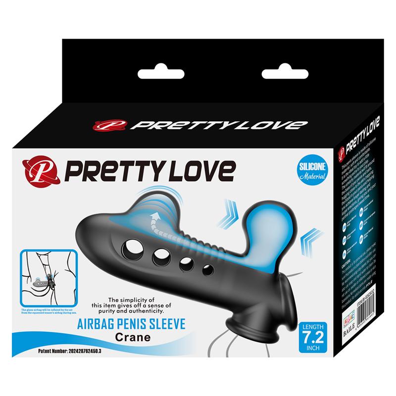 Pretty Love Crane Inflating Penis Sleeve - Loveangels