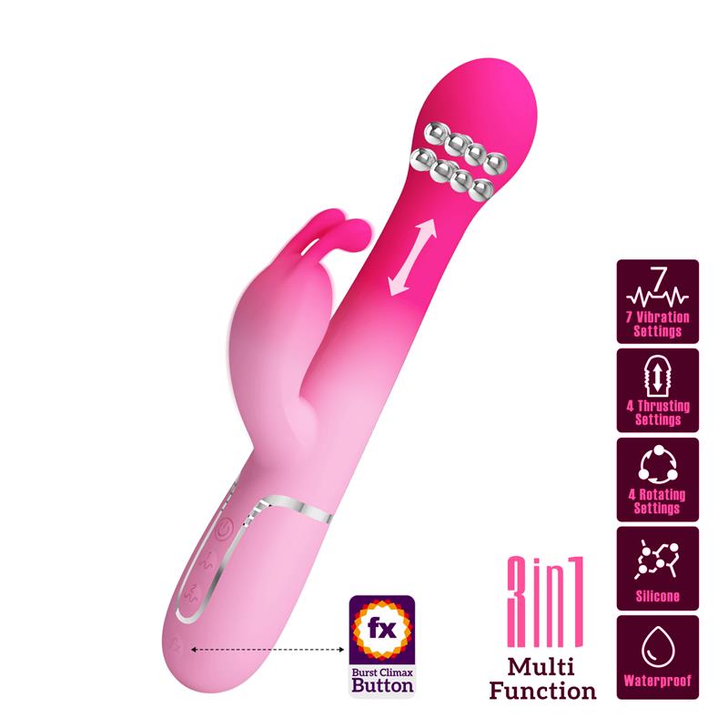 Pretty Love Dejon Thrusting Rabbit With Rotating Beads - Loveangels