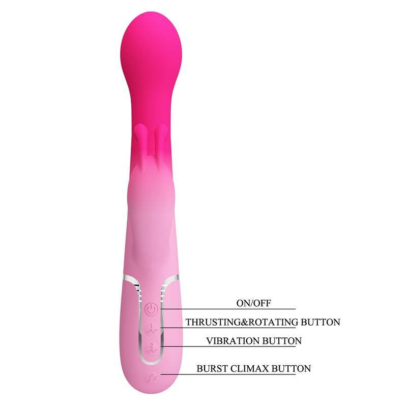 Pretty Love Dejon Thrusting Rabbit With Rotating Beads - Loveangels