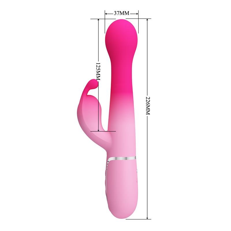 Pretty Love Dejon Thrusting Rabbit With Rotating Beads - Loveangels