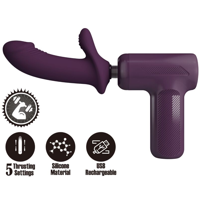 Pretty Love DJ Scholar Rabbit Massager - Loveangels
