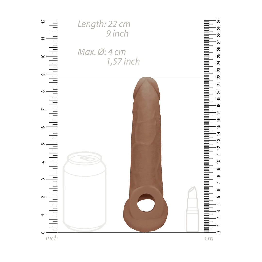 Realrock 9 Inch Penis Sleeve - Loveangels