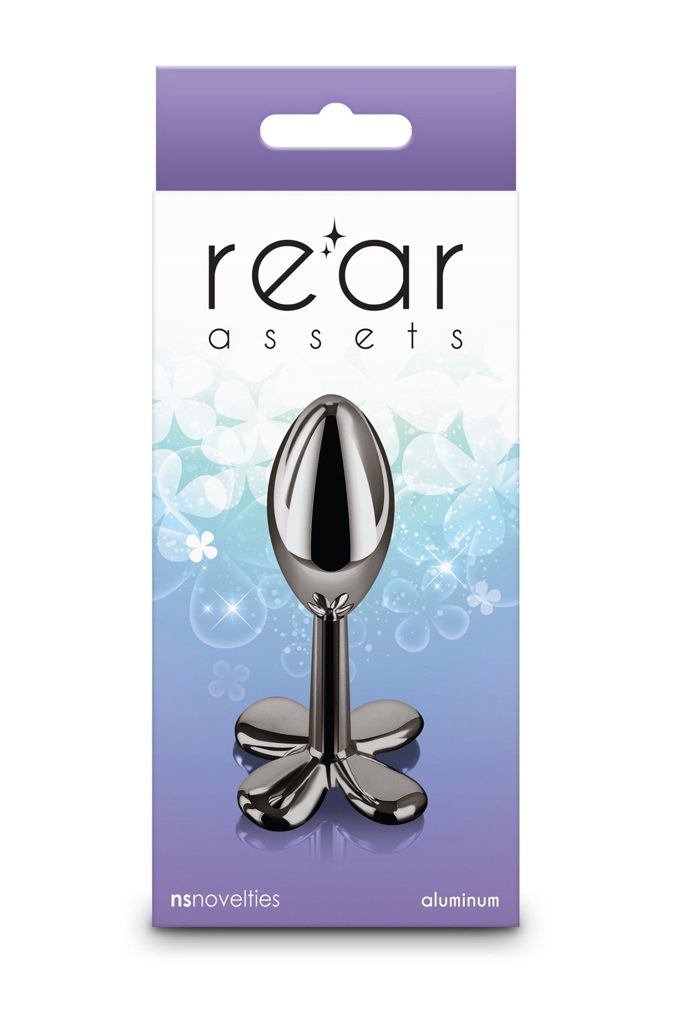 Rear Assets Clover Gunmetal Butt Plug - Loveangels